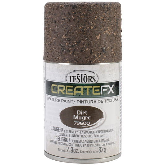 Testors Create FX Texture Spray Dirt 1OZ, Multicolor