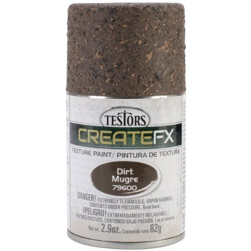 Testors Create FX Texture Spray Dirt 1OZ, Multicolor