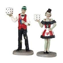 Lemax Spooky Town Casino Figures, Set of 2#82621