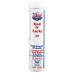 Lucas Oil (LUC10005-10) Red "N" Tacky Grease NLGI #2 -10 Pack