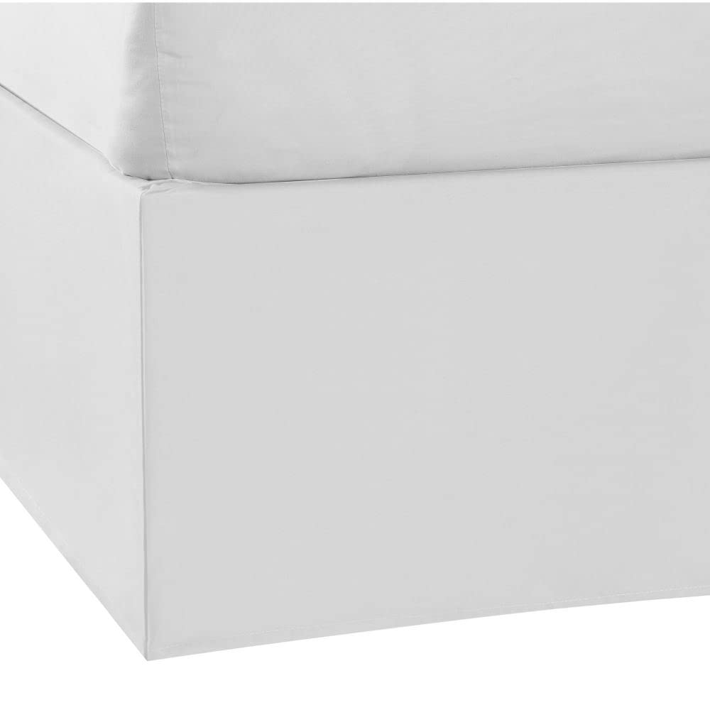 Sander Home Fashions Ruffled 7-Piece Comforter Set Queen Polyester White