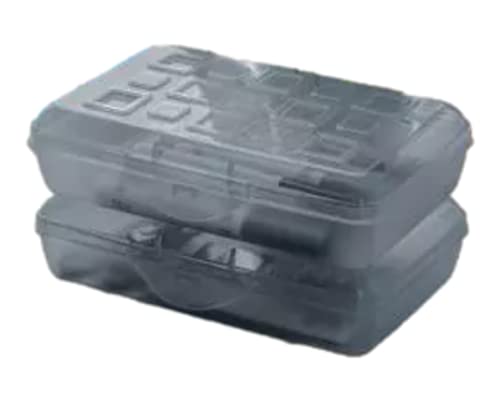 Sterilite Pencil Box with Splash Tint Lid (Grey)