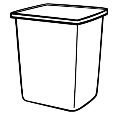 Rubbermaid Commercial Products Glutton Trash Can Lid