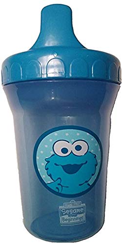 Sesame Street 8 oz Plastic Spill Proof Cup - Blue Sippie Cup