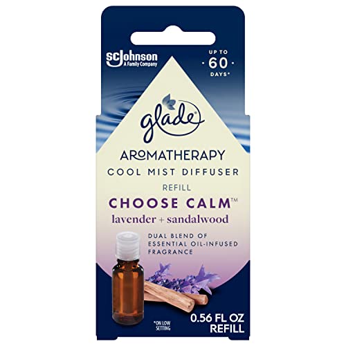 Glade Aromatherapy Diffuser & Essential Oil, Air Freshener for Home, Choose Calm Scent with Notes of Lavender & Sandalwood