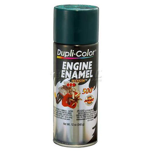 Dupli-Color Engine Enamel With Ceramic Racing Green 12 Oz. Aerosol - Lot of 6