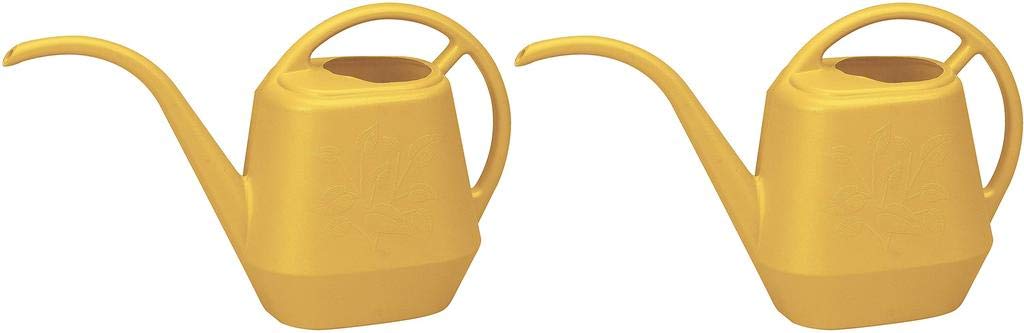 Bloem AW21-23 Watering Can Aqua Rite 1/2 Gal. (56 oz) Earthy Yellow