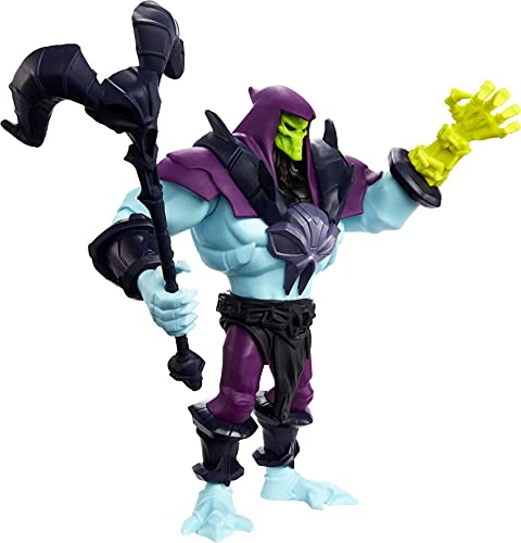He-Man And The Masters Of The Universe Skeletor Large Figure With Accessory Inspired By MOTU Netflix Animated Series, 8.5-In Collectible Toy For Kids Ages 4 Years & Older