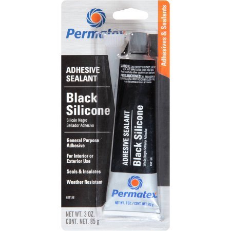 Permatex Black Silicone Adhesive Sealant