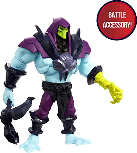 He-Man And The Masters Of The Universe Skeletor Large Figure With Accessory Inspired By MOTU Netflix Animated Series, 8.5-In Collectible Toy For Kids Ages 4 Years & Older