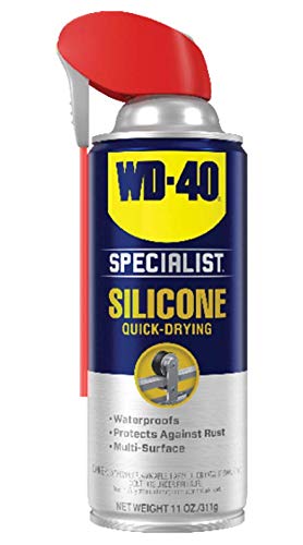 WD-40 Specialist Silicone Lubricant Spray, 11 Ounces (2 Pack)