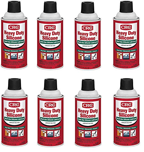 CRC 05074 Heavy Duty Silicone Multi-Use Lubricant - 7.5 Wt Oz. (8 pack)