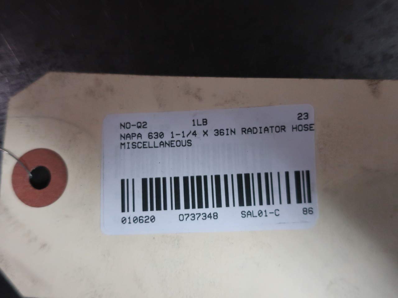 NAPA 630 FLEETFLEX Gold 1-1/4 X 36IN Bypass Hose