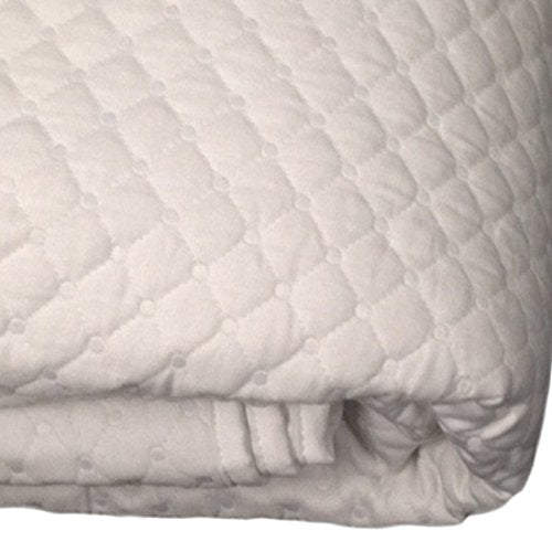 Charter Club Damask Dot Quilted Standard Pillow Sham White