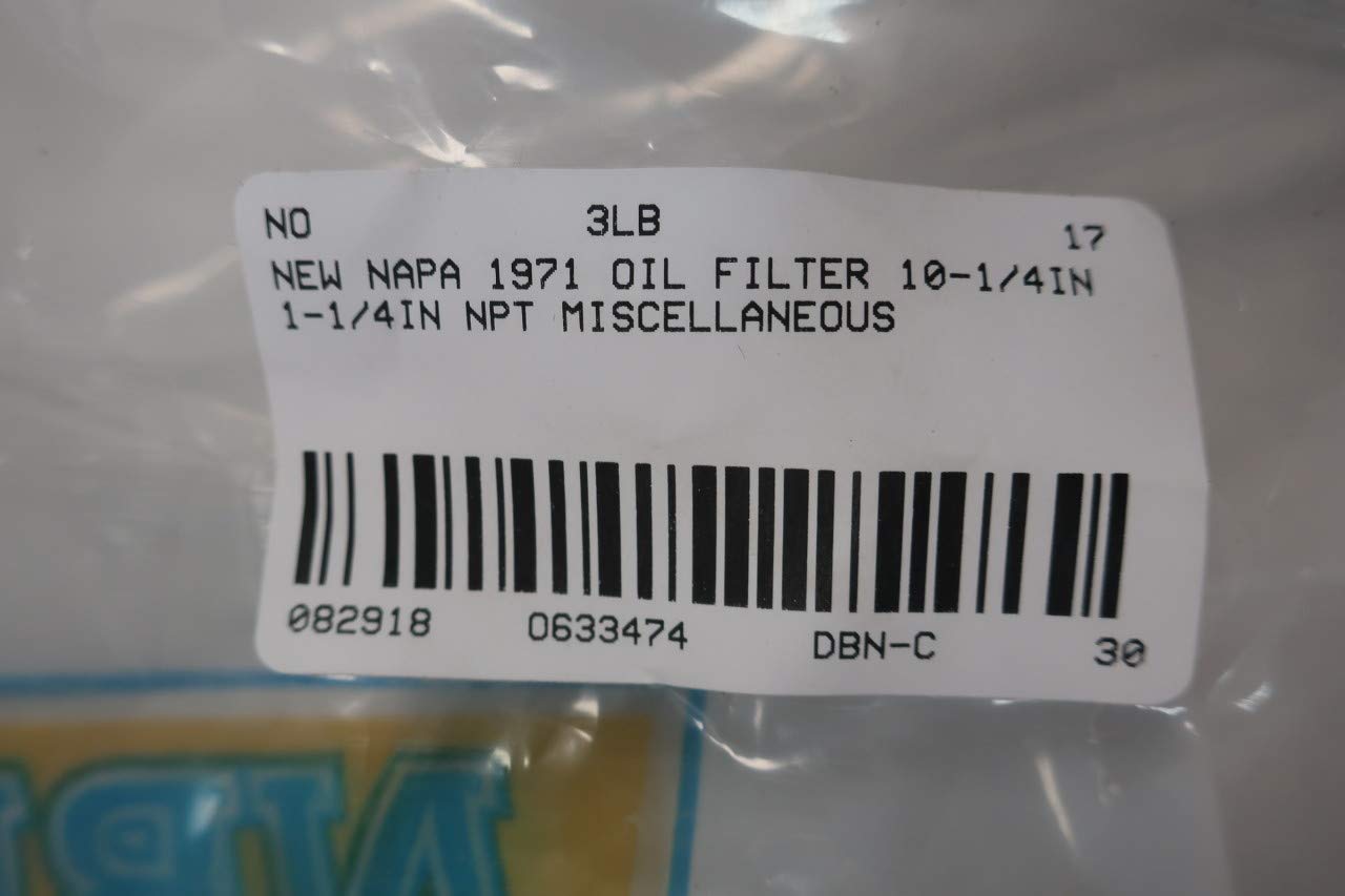 NAPA 1971 Oil Filter D633474