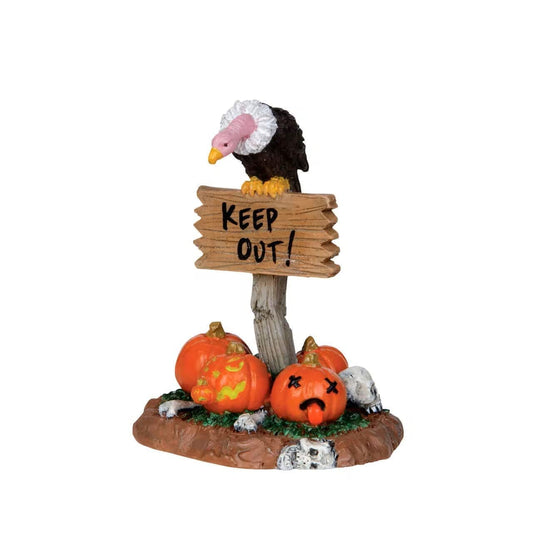 Lemax Spooky Town "Keep Out" #24475