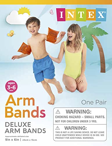 Intex 58642EP Deluxe Arm Band ,9in x 6in, Ages 3-6