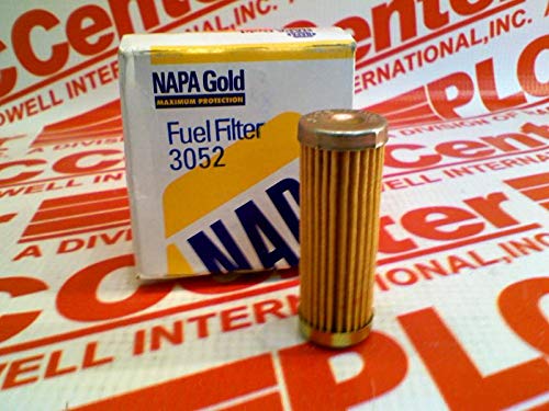 Napa FILTERS 3052 Fuel Filter Gold 2.01 X 0.2 X 0.7INCH