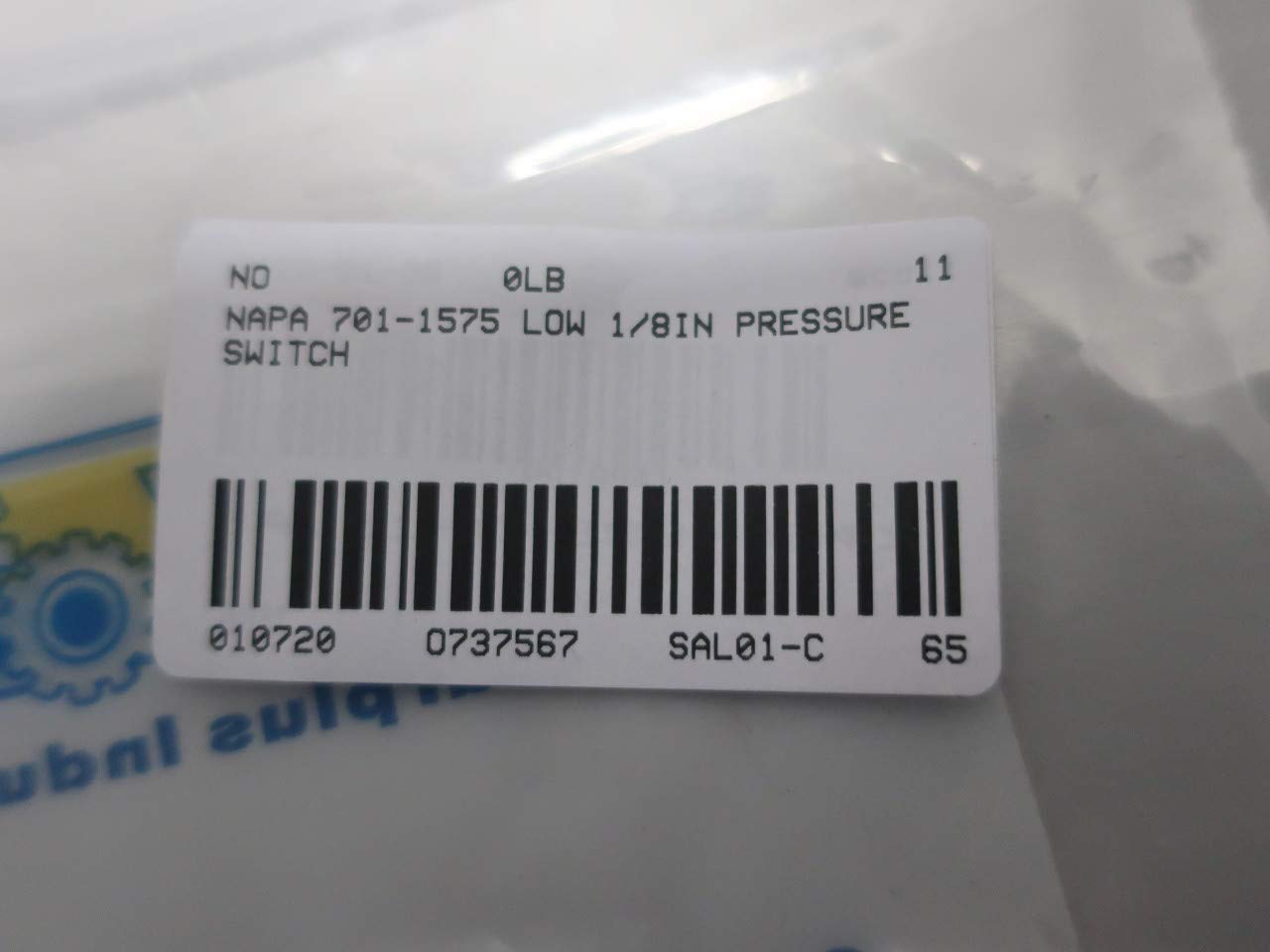 Napa 701-1575 BALKAMP Low 1/8IN Pressure Switch