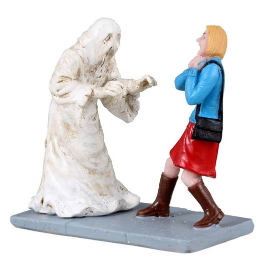 Lemax Village Collection - Spooky Town Scared Tenant Village Accessory #32197