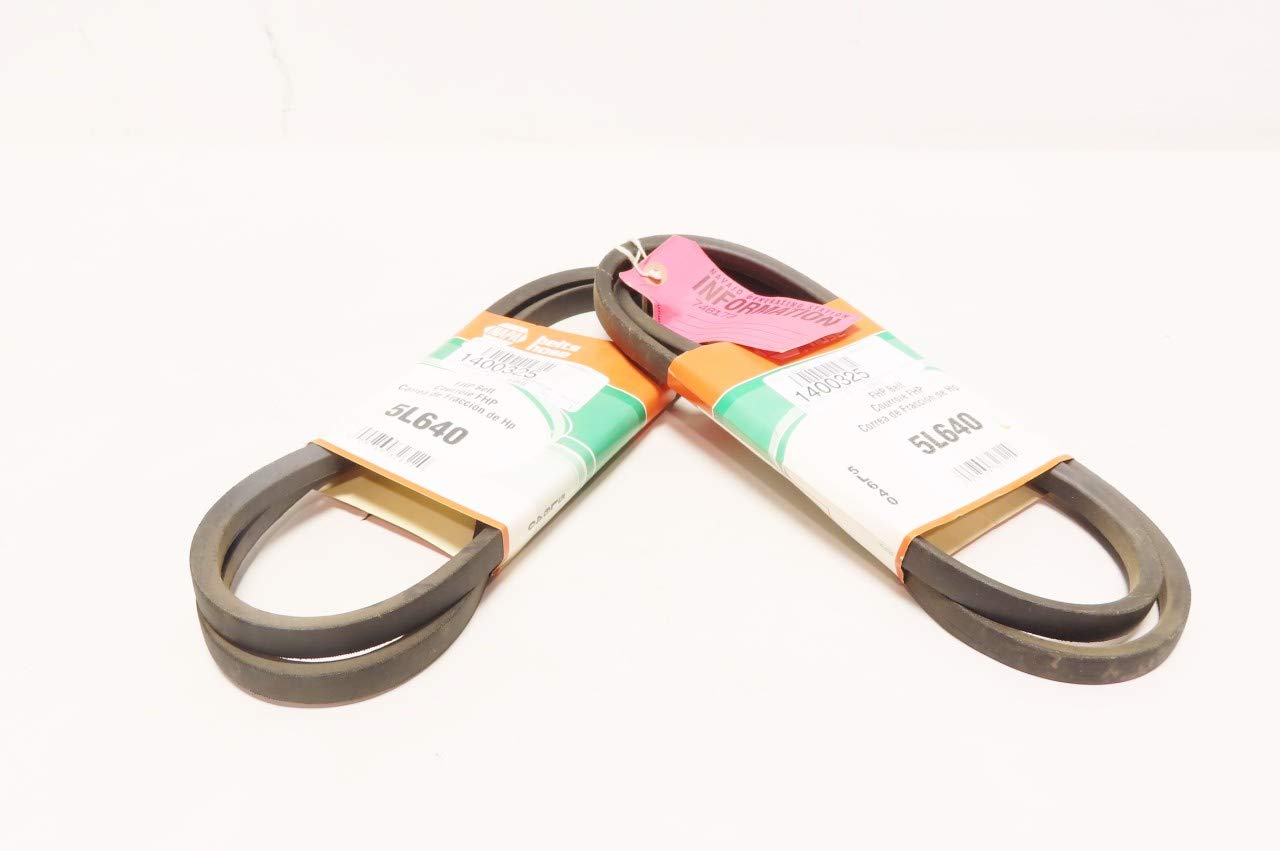 LOT of 2 NAPA 5L640 FHP V-Belt 21/32IN X 64IN