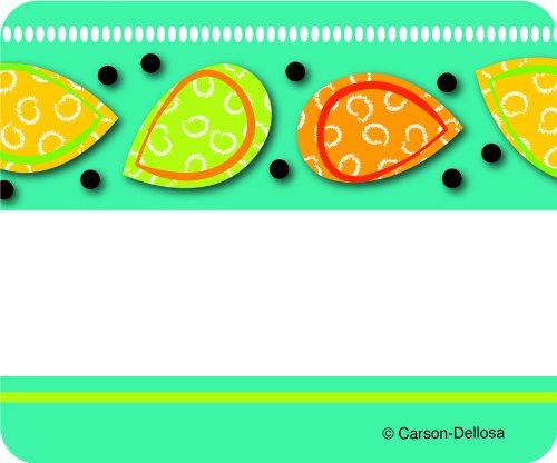 Carson Dellosa Teal Appeal Name Tags (150030)