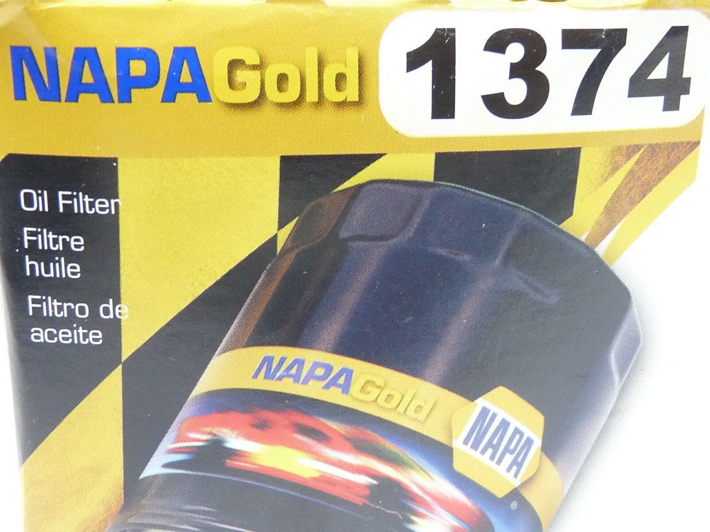 NAPA FILTERS 1374 385PSI Burst Pressure, 2/20=6/20 BETA Ratio, Spin ON Oil Filt