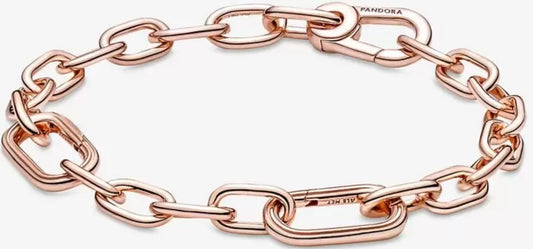 100% AUTHENTIC PANDORA ME Rose Gold Link Chain Bracelet 589662C00