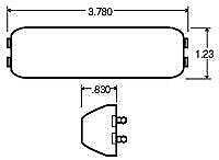 Truck-Lite Model 19 Utility Lamp, Clear