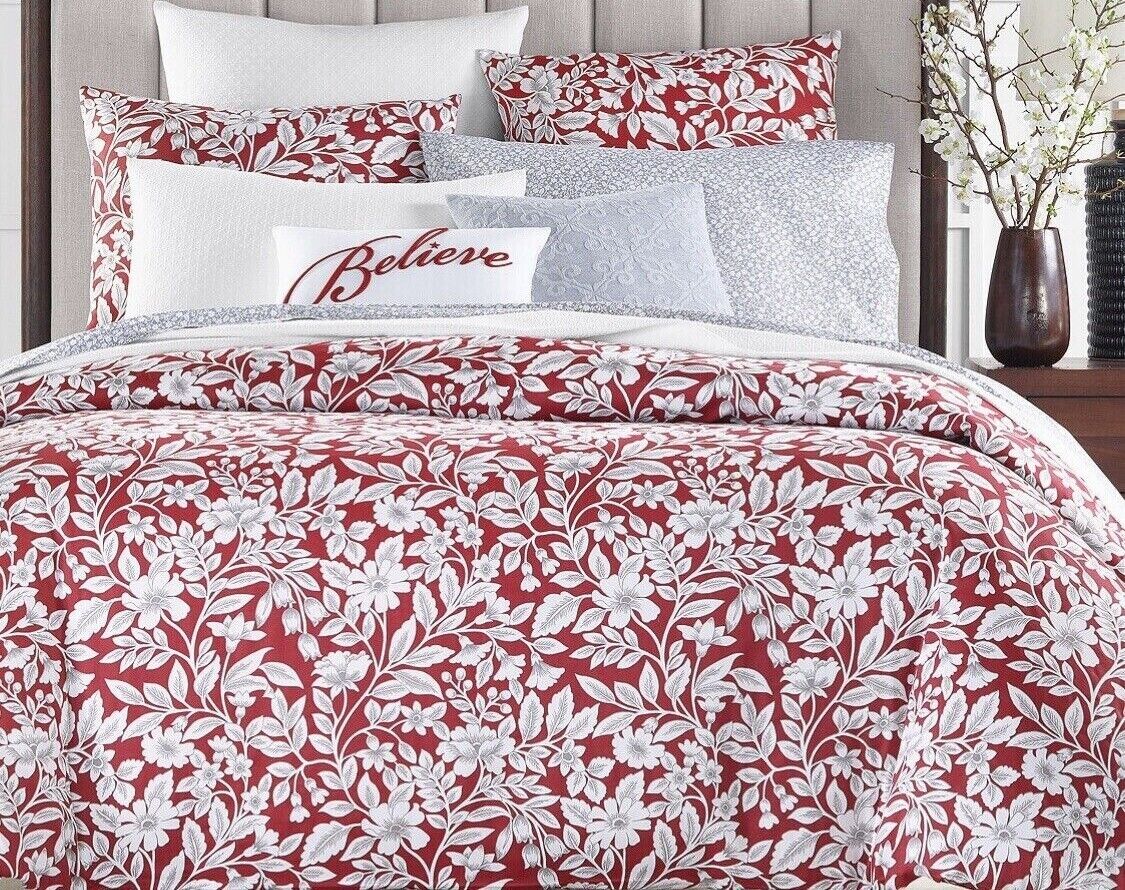 CHARTER CLUB - DAMASK DESIGNS - 2 PC DUVET COVER SET - TWIN - GARDEN MANOR