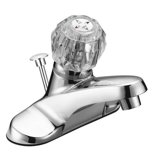 Ldr 011 4120cp Brushed Nickel Two Handle Lavatory Faucet,No 011 4120BN