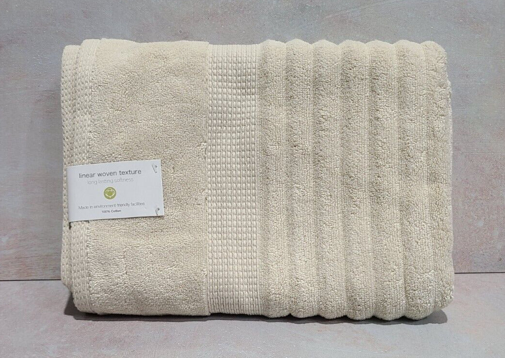 Linear Woven Texture Bath Towel