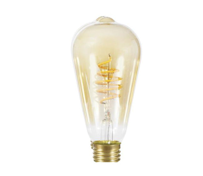 Sylvania LED 25 W / 4.5 W Vintage ST19 4pk  Amber Soft White Dimmable Lightbulb