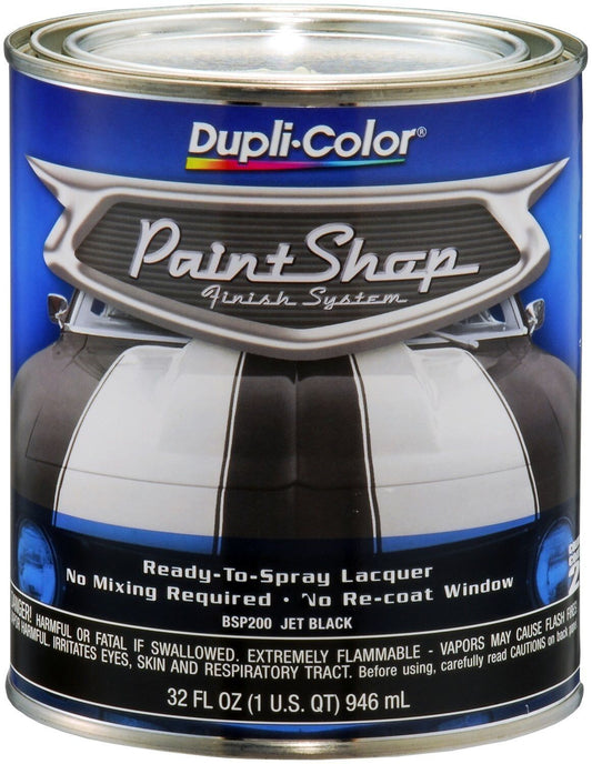 Doaaler(TM Dupli-Color Paint BSP200 Shop Finish System Base Coat Jet Black 32 o