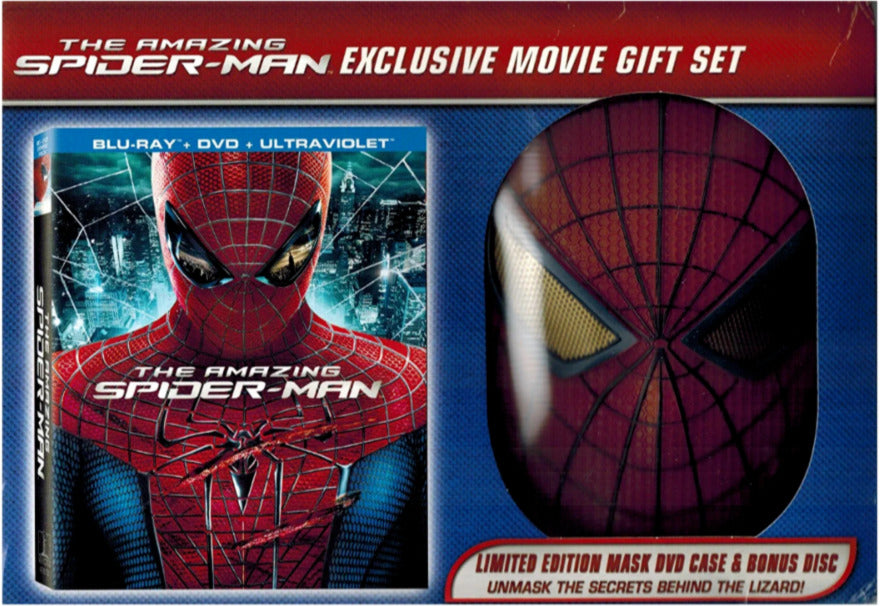The Amazing Spider-Man Blu Ray DVD UV Digital Copy Exclusive Gift Set Mask Case