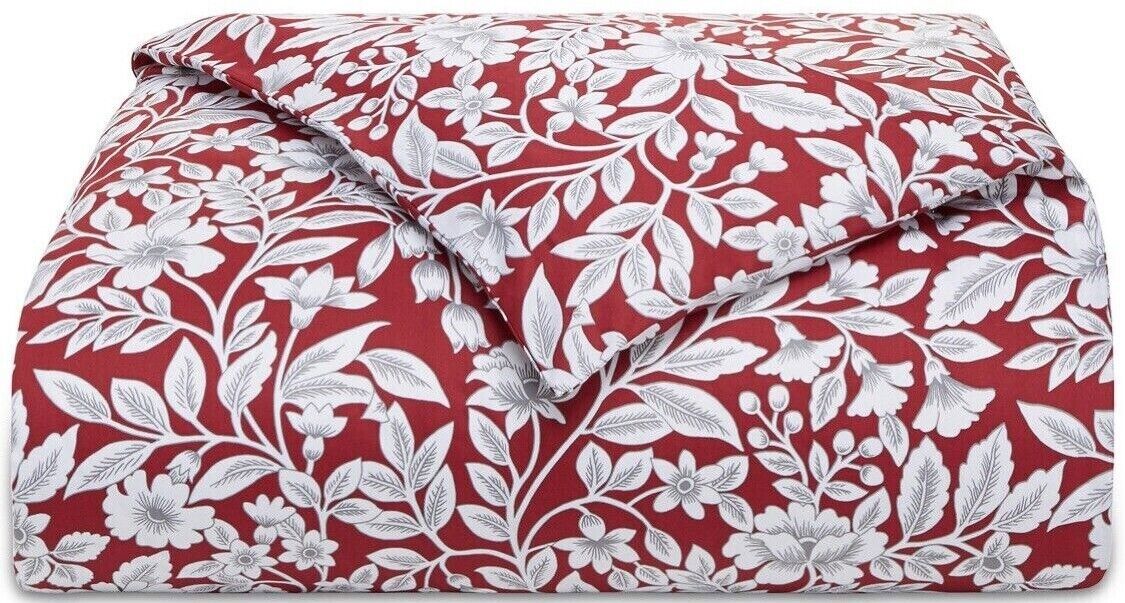 CHARTER CLUB - DAMASK DESIGNS - 2 PC DUVET COVER SET - TWIN - GARDEN MANOR