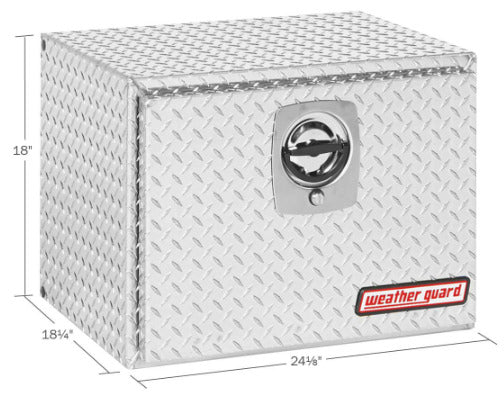 WEATHER GUARD (627-0-02) UNDER BED BOX - ALUMINUM - COMPACT - 4.3 CU FT