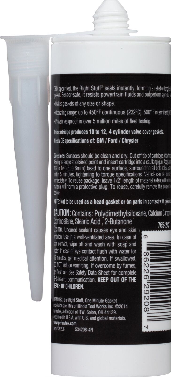 Permatex 29208-6PK The Right Stuff Gasket Maker, 5 Fl Oz (Pack of 6)