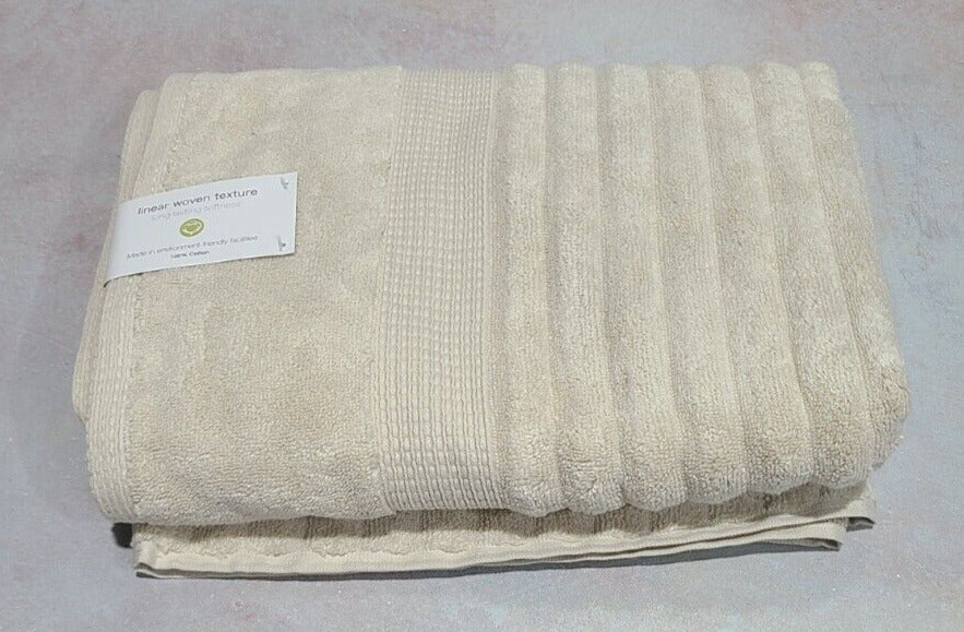 Linear Woven Texture Bath Towel