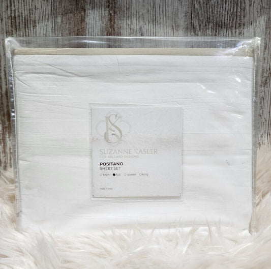 Suzanne Kasler Positano Sheet Set, Full, Tan