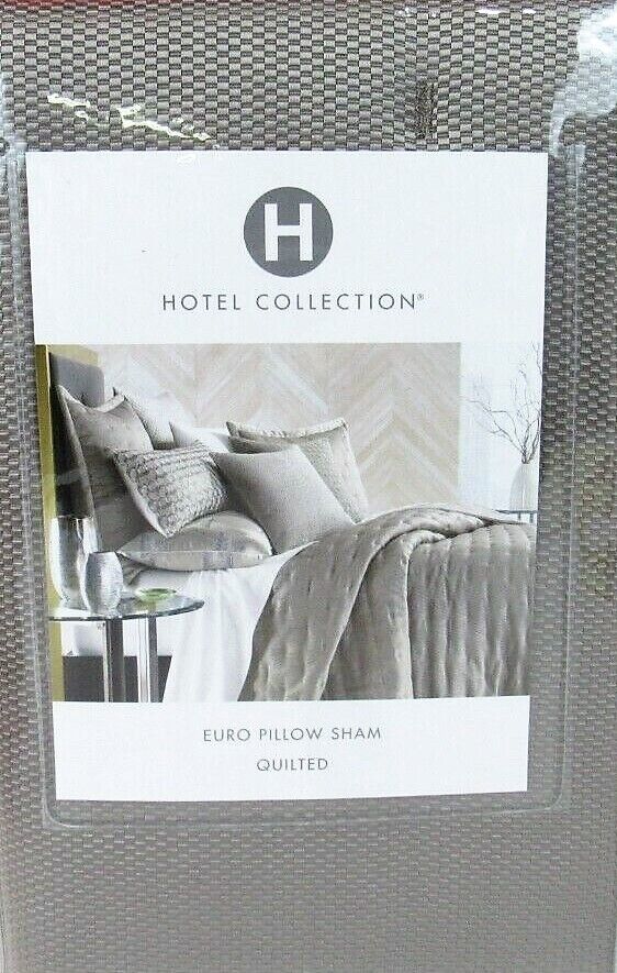 HOTEL COLLECTION - EURO PILLOW SHAM - HONEYCOMB TRELLIS - QUILTED