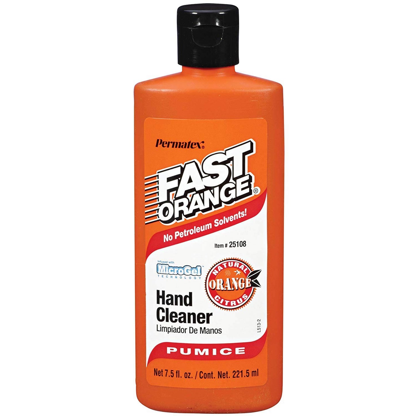 Permatex Fast Orange Fine Pumice Lotion Hand Cleaner - 7.5 Fluid Ounce (2 Pack)