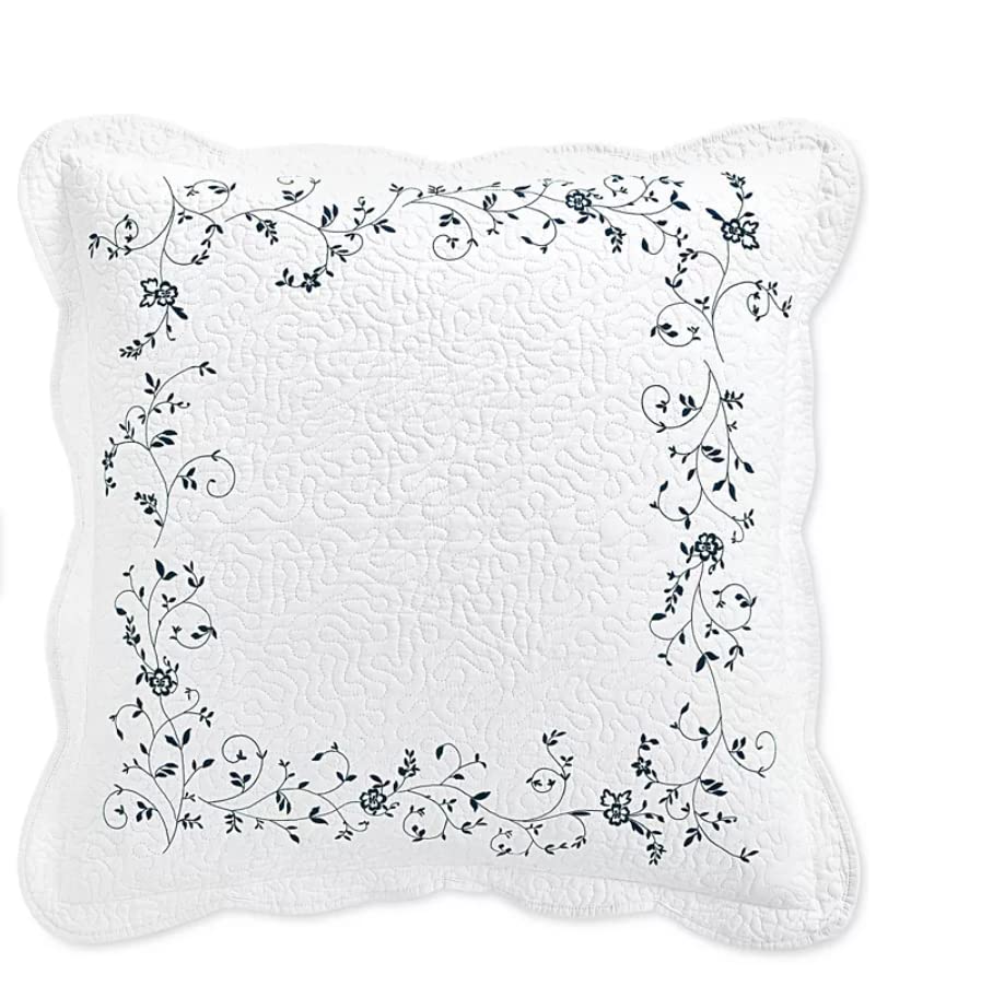 Martha Stewart Collection Stenciled Leaves European Sham