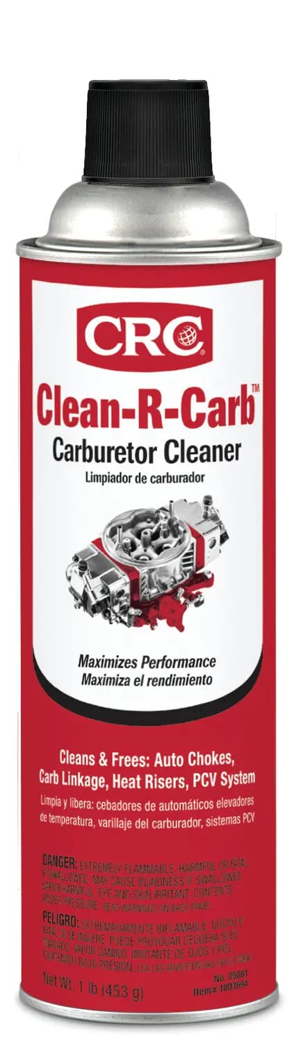 CRC Clean-R-Carb Carburetor Cleaner 05081 - 16 Wt Oz., Powerful Carb Cleaner