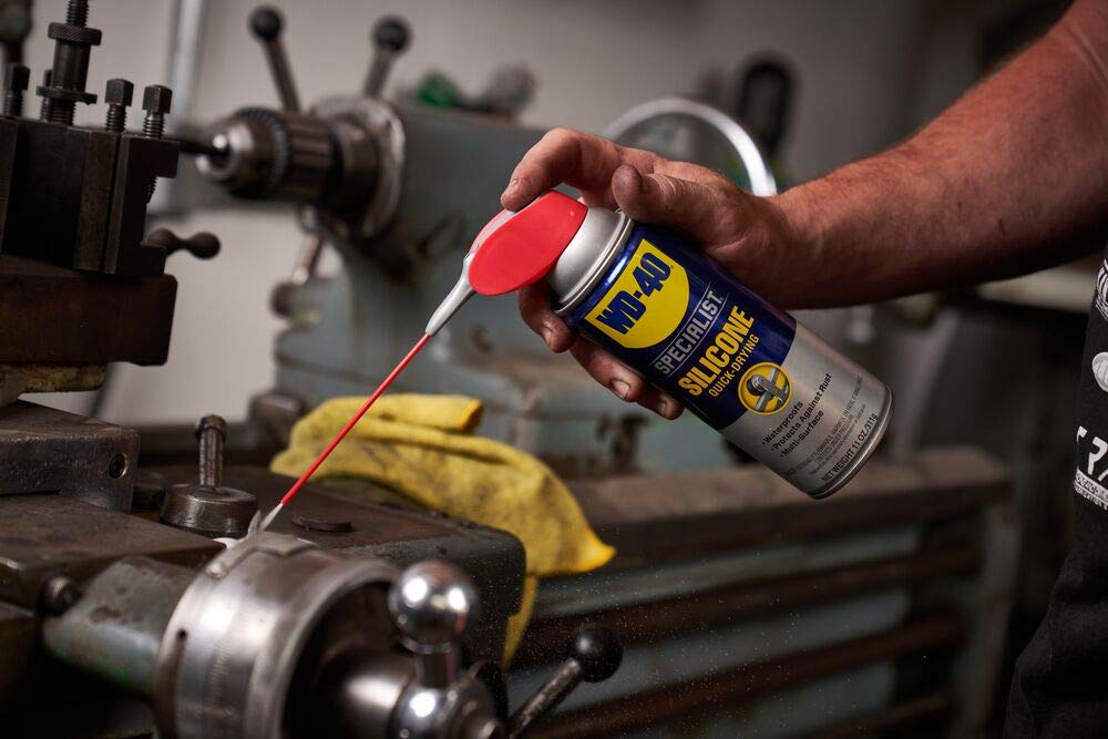 WD-40 Specialist Silicone Lubricant with Smart Straw Sprays 2 Ways, Twin-Pack, 11 OZ