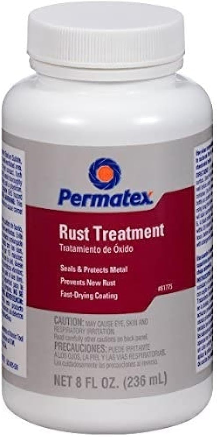 Permatex Extend Rust Treatment Can Be Used W/Body Fillers & Fiberglass 8 Oz. Bottle