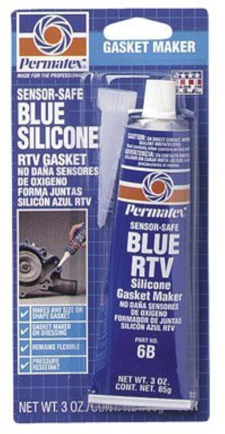 Permatex 80022 3 Oz Sensor-Safe Blue RTV Silicone Gasket Maker4