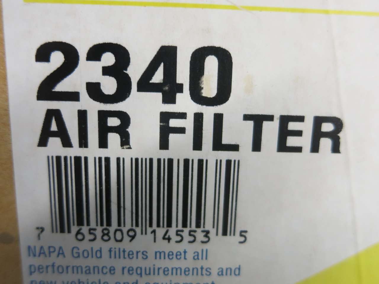 Napa 2340 WIX 542340 Pneumatic Filter Element D518842