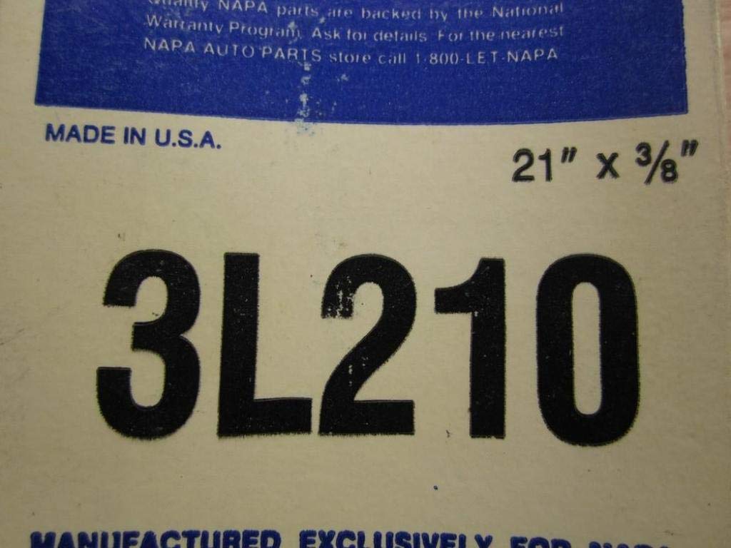 Napa 3L210 Fractional Belt
