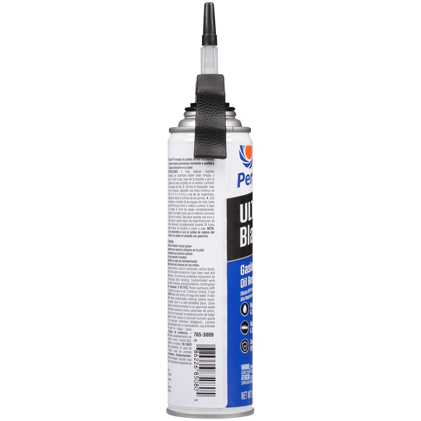 Permatex 85080-6PK Ultra Black Maximum Oil Resistance RTV Silicone Gasket Maker, 9.5 oz. PowerBead Can (Pack of 6)
